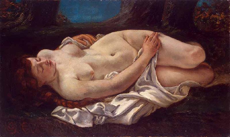 Gustave Courbet Reclining Woman Spain oil painting art